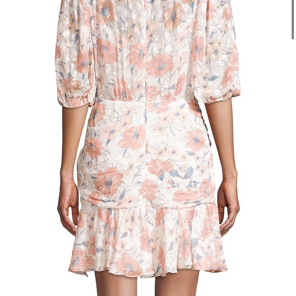 Rebecca Taylor Amelie Fleur Wrap Dress - Picture 4 of 9